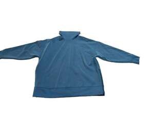 All in Motion Women's Airy Sleek Funnel Neck Pullover Sweatshirt - Slate Blue